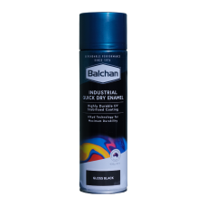 Balchan Industrial Quick Dry Enamel - Gloss Black - 400G
